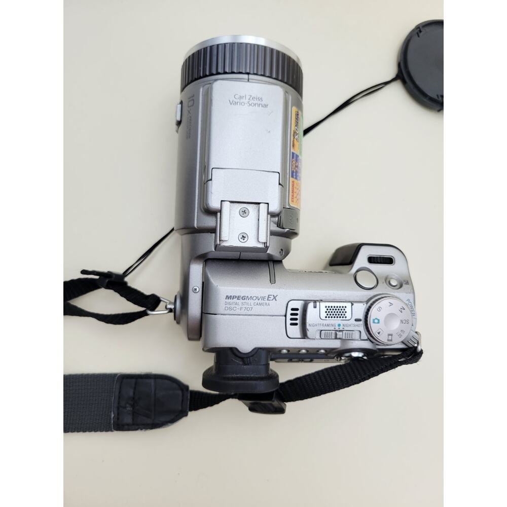 Sony Cyber-shot DSC-F707 Digital Camera 5.0MP Carl Zeiss NightShot Swivel Box - Picture 10 of 16